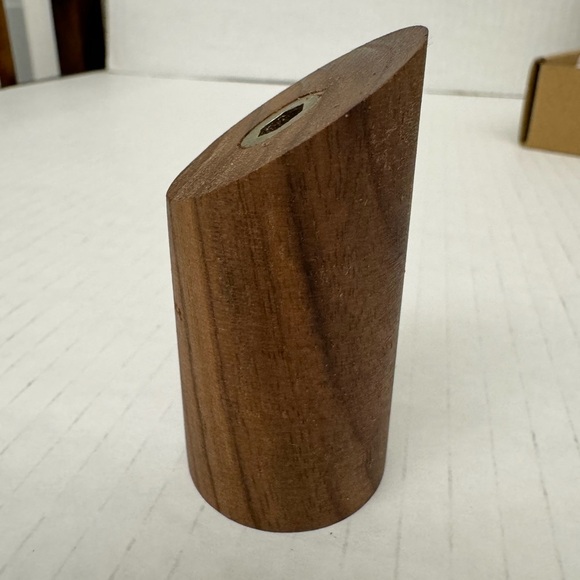 Set of 10 Walnut Wood Modern Wall Hooks NWT - Picture 9 of 15